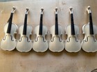1pcs Unfinished Violin 4 4 European Flame Maple Spruce Wood Handmade Violin Diy