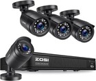 Zosi 5mp Lite 8ch Dvr 1080p Security Home Camera System Motion Alerts 24 7 View