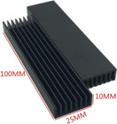 100mm Heatsink Aluminium Radiator Cooler Heat Sink For Cooling Led Power Amplifi