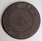 Horseshoe Club Las Vegas 25 Cent Casino Chip Benny Binion Vintage Rare