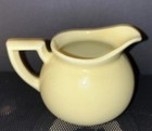 Lipton Tea Creamer Light Yellow Ceramic Glazed
