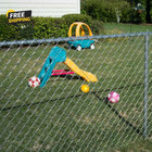 6 Ft  X 50 Ft  11 5- Gauge Galvanized Steel Chain Link Fence Fabric