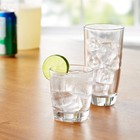 16-piece Drinkware Glass Set Includes Cooler   Rock Glasses Home Kitchen New