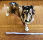 Antique Vintage Ceramic   Porcelain Collie Dog Figurine