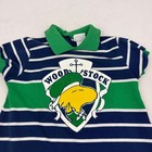 Vtg Peanuts Woodstock One Piece 24m Stripes 