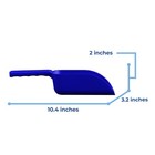 Vikan Remco 63003 Color-coded Plastic Hand Scoop - Bpa-free 16 Oz  Blue 