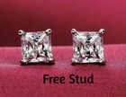 Mens Pink   White Cuban Zirconia Stylish Koala Brooch Pin With Enamel 925 Silver