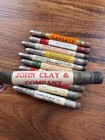 11 Vtg Bullet Pocket Pencil Business Advertising Farm Livestock Swag Lot Omaha