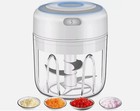 Electric Mini Food Processor Garlic Chopper Onion Grinder Cutter Vegetable White