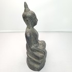 Antique Burmese  Thai  Laotina Bronze Buddha Statue     Bhumisparsha Mudra 13cm