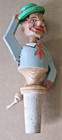 Vintage Anri  Mechanical Wodden Bottle Topper stopper    Set Of 6      Nice