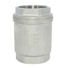 2  Inch Spring Loaded In-line Npt Threaded Check Valve Stainless Steel Ss316