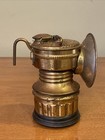 Vtg Guy s Dropper Miners Carbide Brass Lantern Head Lamp Light Shanklin Mfg Co