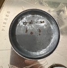 1982 Miller Lite Beer Drinker Button Vintage Advertising Pin Milwaukee Promo