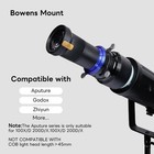 Bowens Mount Snoot Spotlight Gobo Projector- Extended Mount  Black