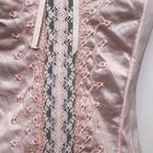 Vtg 90s Bestform Embroidered Satin   Lace Camisole Soft Pink Ribbon Size 34 M