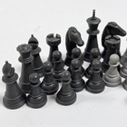 Radio Shack 1850 Deluxe Table Chess Replacement Pieces Dark Gray gray Magnetic