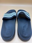 Adidas Adilette Comfort Slides Black White 3-stripe Men s Size 11 -  Not Worn