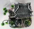 Oriental Tower Aquarium Decoration Resin Fish Tank Ornament House Plants 5 