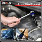 11mm Hex Impact Bit Socket  H11 1 2-inch Impact Drive Allen Socket  Cr-mo Steel