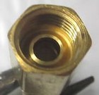 5 16  Female Inverted Flare X 5 16  Hose Barb Nipple Brass Fitting Adapter 