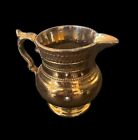 Antique Copper Lustre Staffordshire 4 Inches Mid 1800s Vintage