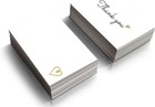 Rxbc2011 100 Little Thank You Cards Gold Heart Design Bulk Thank You Notes For A