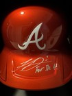 Michael Harris Ii Atl Braves Signed Chrome Mach Pro Helmet  for The A   Le 12 12