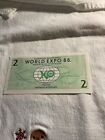 Australia  -1988- -world Expo    88-  2 Dollars-banknote-uncirculated