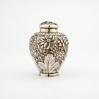 Antique Japanese Solid Sterling Silver Salt   Pepper Shaker  Konoike Zo  Ca 1900