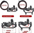Ebike Hydraulic Disc Brake Set 4-pistons Power-off Electric Bike 160 Mm 2-pin