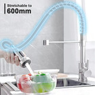 Stainless Kitchen Faucet Swivel Single Handle Sink Pull Down Sprayer Mixer Tap