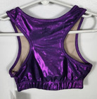 Danskin Gymnastics Girls Size Small  4-6  Purple Gymnastics Basics Bra Top Nwt
