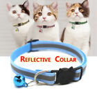 Cat Collar Reflective With Safety Release Breakaway Buckle Kitten Puppy Pet Bell