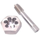 Us Stock Hss M22 X 2 5mm Tap   22x2 5mm Hexagon Die Metric Thread Right Hand Set