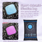 1pc Reusable Silicone Dehumidifier Bag Moisture Absorber Air Dryer - New