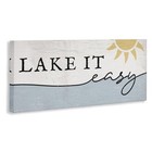 Stupell Industries  nautical Pun Lake It Easy   Canvas Art  24 X 10 Inches  E   