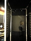 Acoustic Booth 2x2 Portable Vocal Recording Studio Podcast Sound   Light 