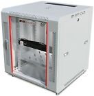 15u Wall Mount Server Rack Data Enclosure Network Cabinet Gray It 24  Depth 