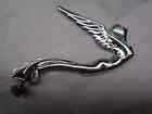 Vintage Flying Lady Winged Goddess   Car Hood Ornament  Chrome Plated