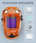 Hitbox Auto Darkeing Grinding Mig Tig Arc Welding Mask True Color Large View
