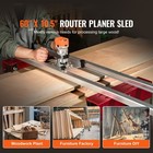 Router Sled Adjustable Wood Slab Flattening Mill Router Jig 60  L No Plate