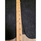 Cache Black Snakeskin Textured Satin Trim Single Button Blazer Jacket Size 6 New