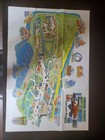 Vintage 1987 Cedar Point Souvenir Map Amusement Park