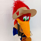 Woody Woodpecker Plush 14  Universal Studios Nwt Vintage 90s Safari Stuffed Toy