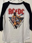 Ac dc Original Vintage Flick Of The Switch 1983 Tour Shirt L