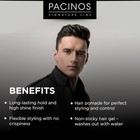 Pacinos Sleek High Shine Flexible Pomade For Men - Long-lasting Styling For   