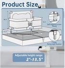 3 In 1 Baby Bassinet Bedside Sleeper Portable Crib  Co-sleeping Baby Bed    