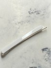 Auth Celine White Monogram Hair Clip Barrette - Pre Owned   Kg3855