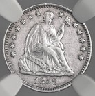 1858  H10c Liberty Seated Half Dime  Ngc Xf Details  cleaned   8404749-022